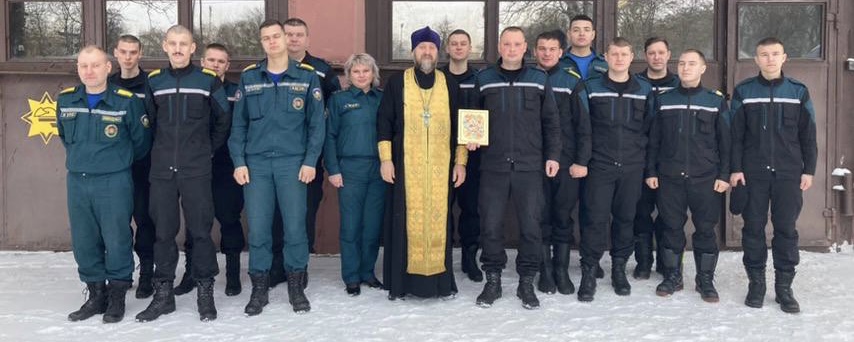 Встреча в пожарной аварийно-спасательной части МЧС  п. Костюковка